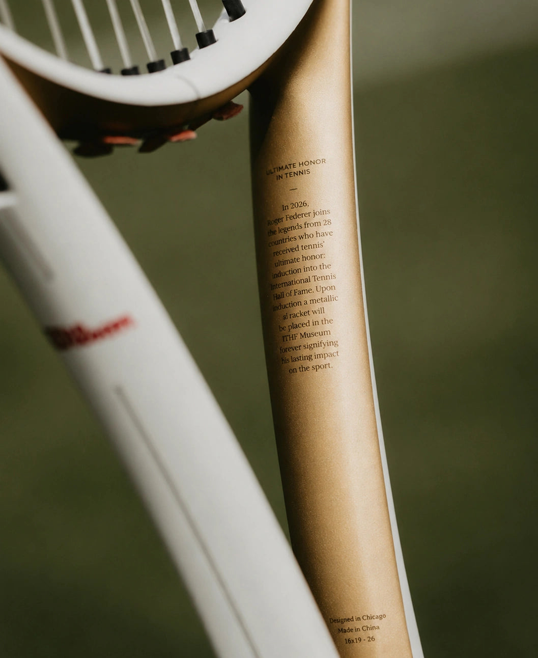 Wilson RF 01 Hall of Fame tennis racket
