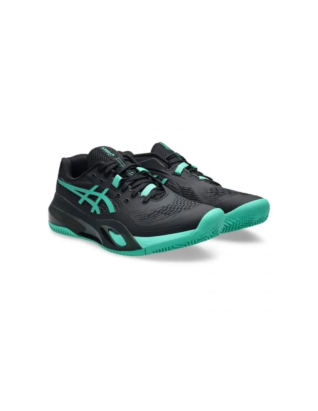 ASICS SHOES GEL RESOLUTION X CLAY BLACK AURORA GREEN 2026