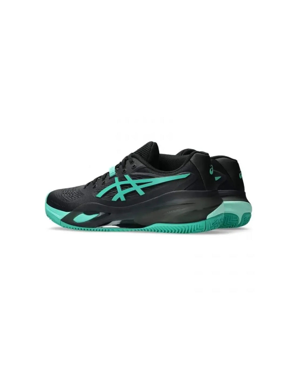 ASICS SHOES GEL RESOLUTION X CLAY BLACK AURORA GREEN 2026