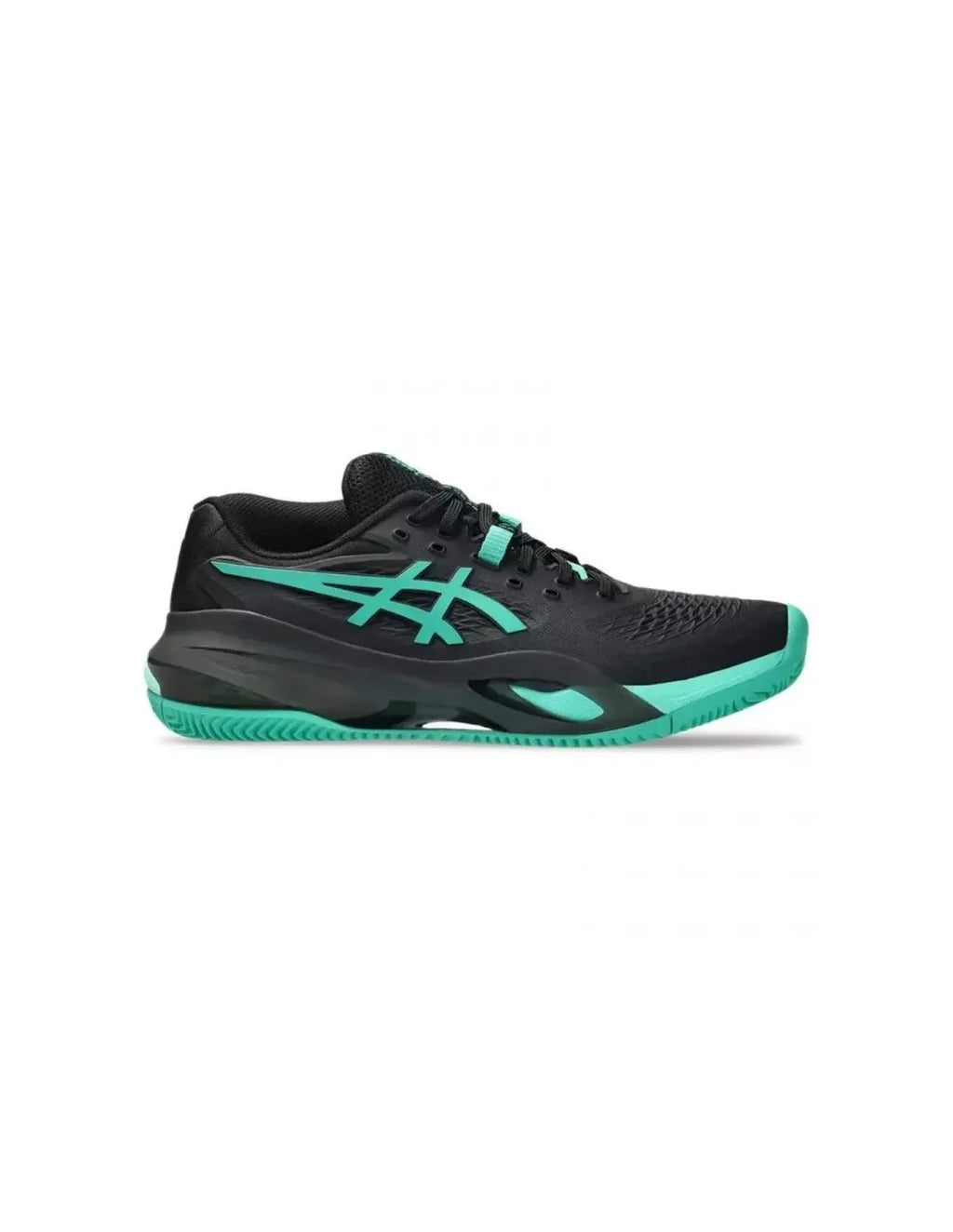 ASICS SHOES GEL RESOLUTION X CLAY BLACK AURORA GREEN 2026