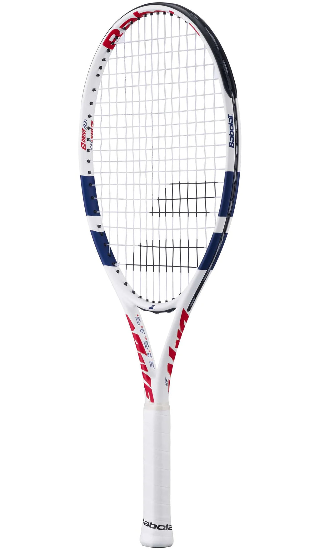 RACKET BABOLAT DRIVE JR 24 WHITE/BLEU 220GR