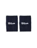 WRISTBANDS WILSON U WIDE TERRY NAVY